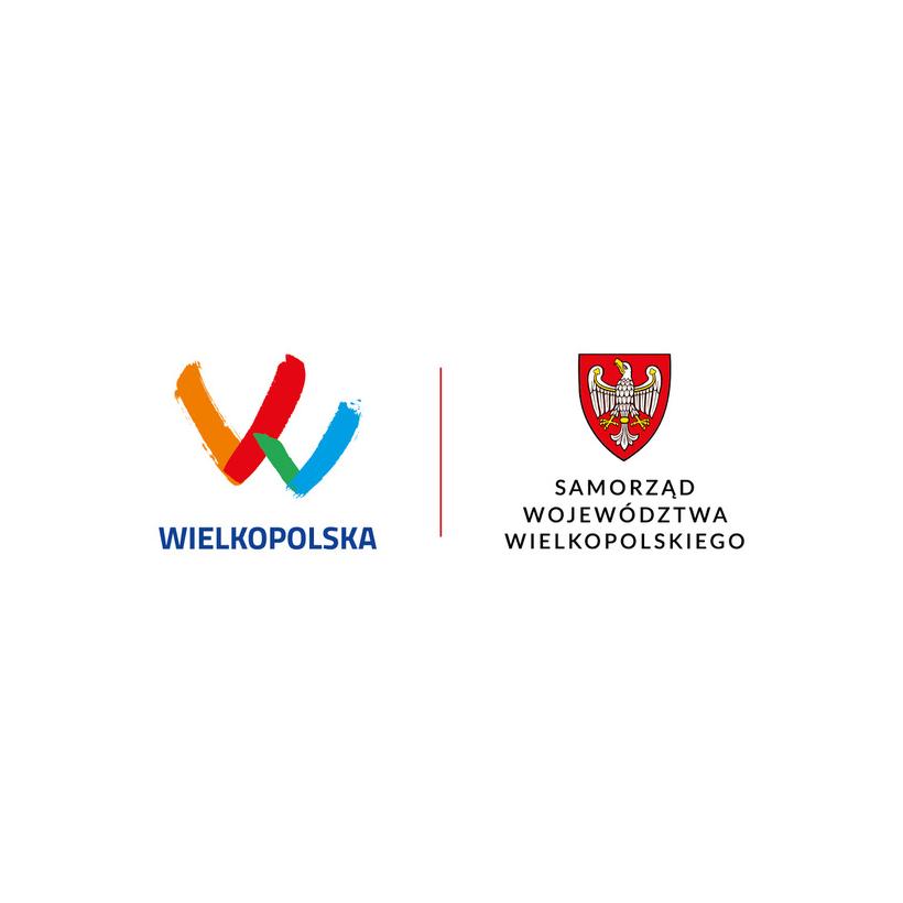 logotyp Województwa Wielkopolskiego i herb Samorządu Województwa Wielkopolskiego